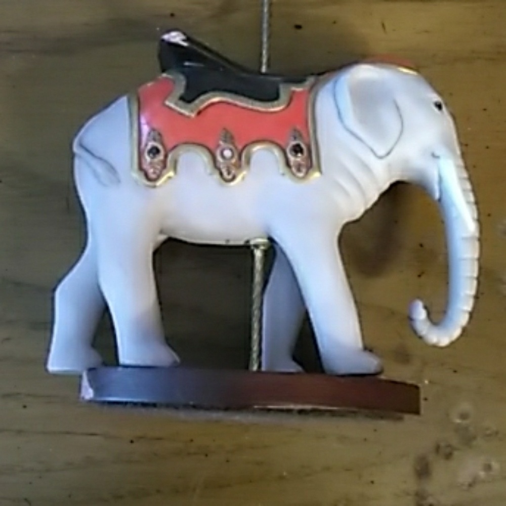 F. Mint Carousel Elephant  VINTAGE
